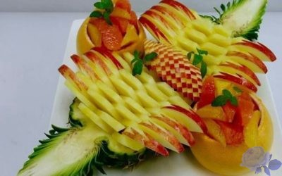 Банкетная подача блюд из овощей фруктов